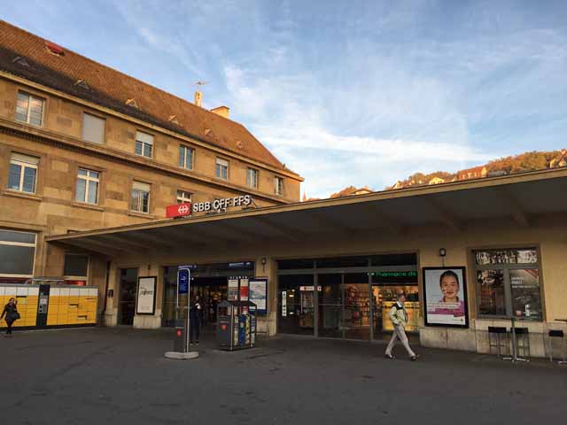 スイス・ヌーシャテル駅
